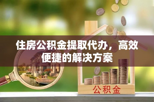 江阳住房公积金提取代办，高效便捷的解决方案