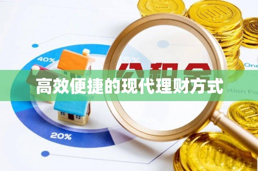 江阳高效便捷的现代理财方式