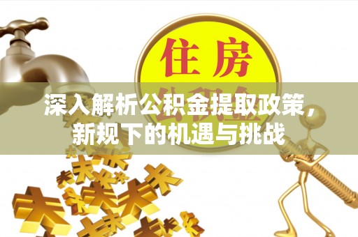 江阳深入解析公积金提取政策，新规下的机遇与挑战