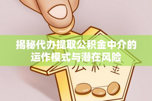 江阳揭秘代办提取公积金中介的运作模式与潜在风险